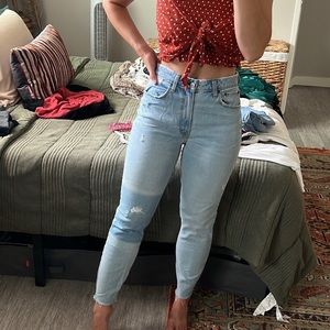 A&F Curve Love Mom Jeans